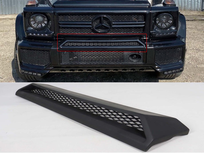 Fiberglass Front AMG Bumper Upper Attachment for Mercedes-Benz W463 G-Class